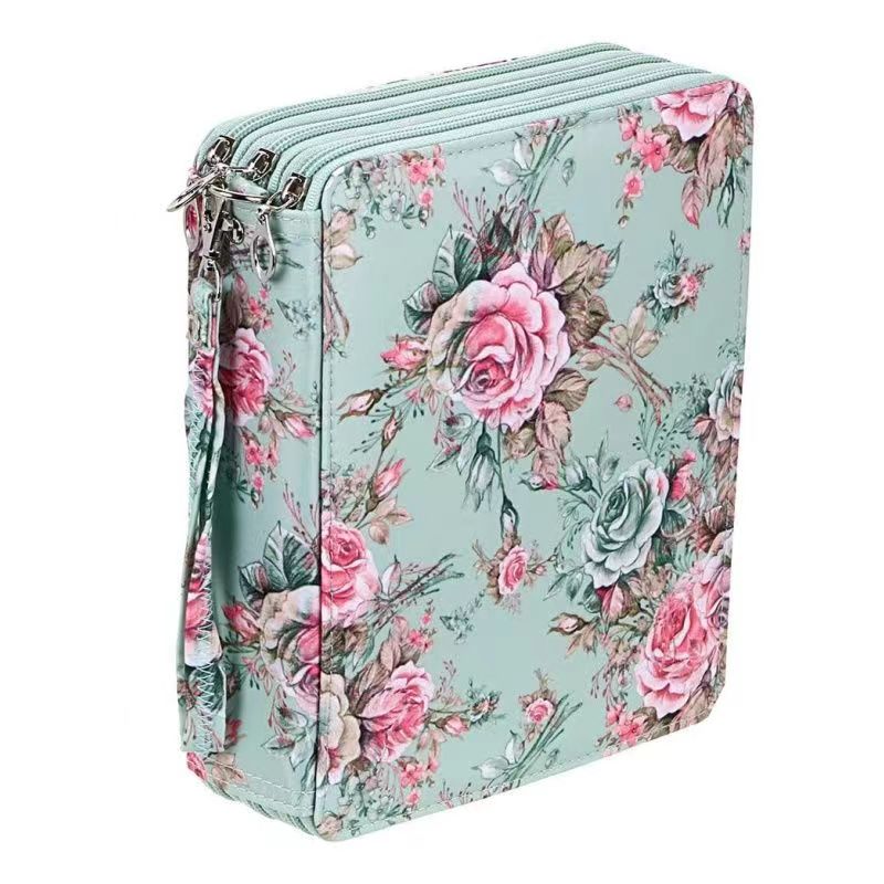 Aesthetic Large Pencil Case Pouch - Trousse à crayons scolaire 120 compartiments,