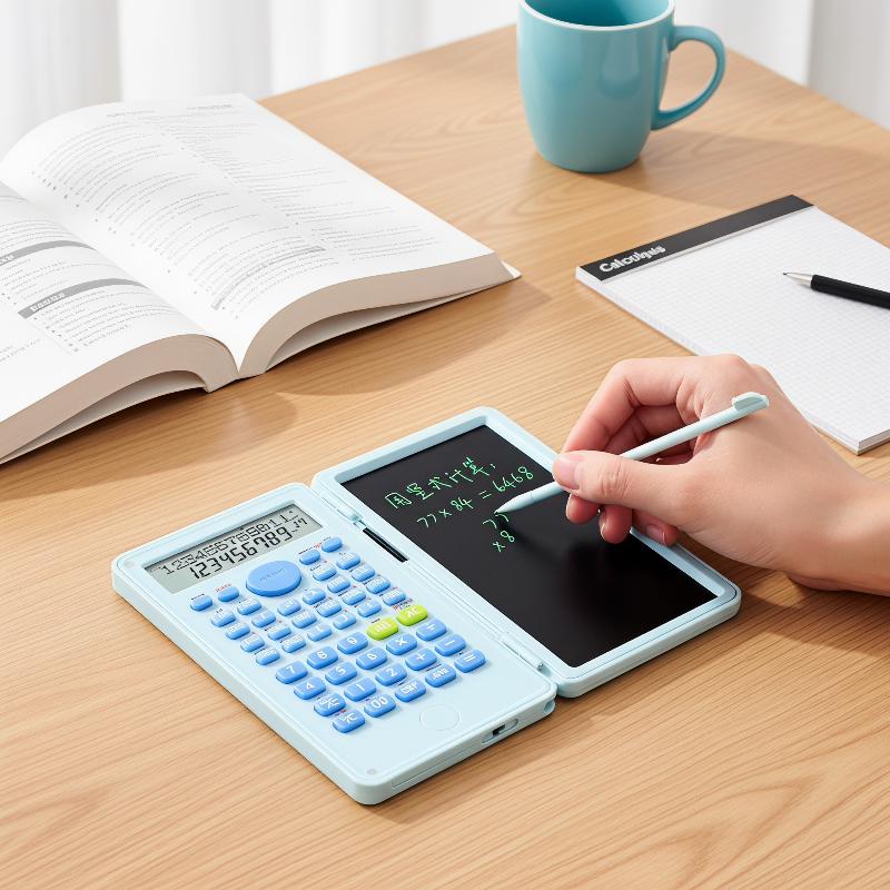 Scientific Calculator For Secondary School - Calculatrice scientifique portable 2-en-1 avec tablette
