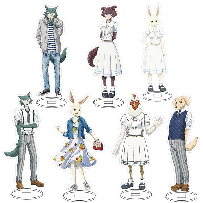 Desk Accessories - Figurines en acrylique Anime BEASTARS Legoshi