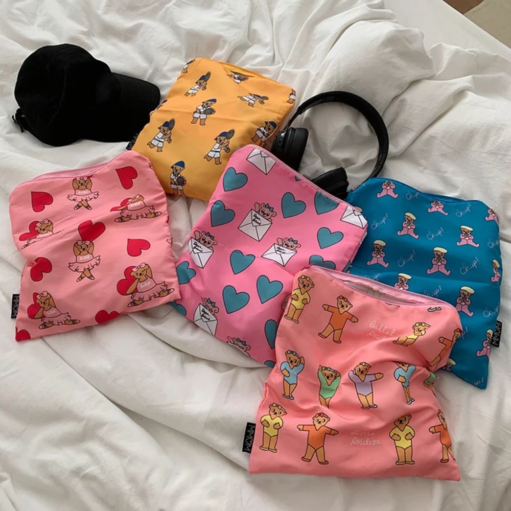 Stationery - Sac de maquillage mignon kawaii, motif