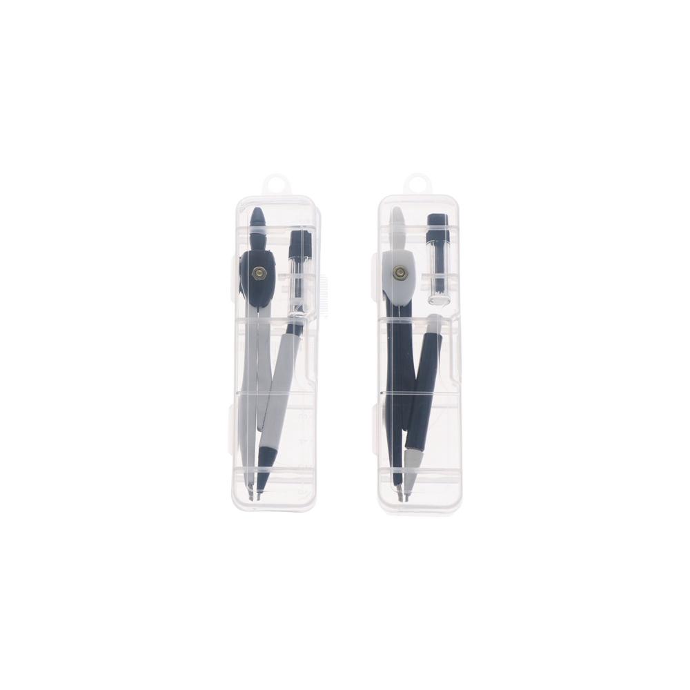 Math Geometry Set With Compass - Avec recharges de crayon, compas de