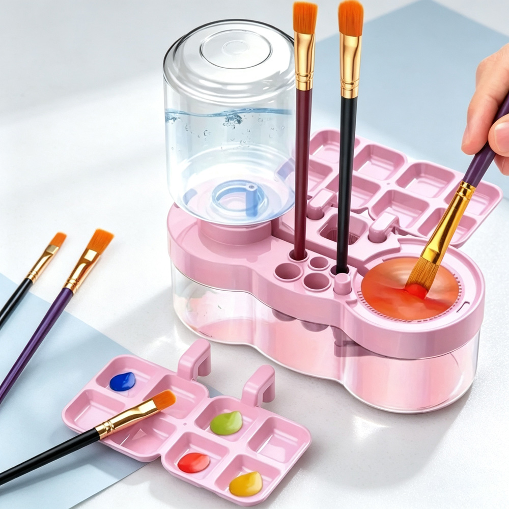 Writing Tools - Laveur de pinceaux multifonctionnel portable pour