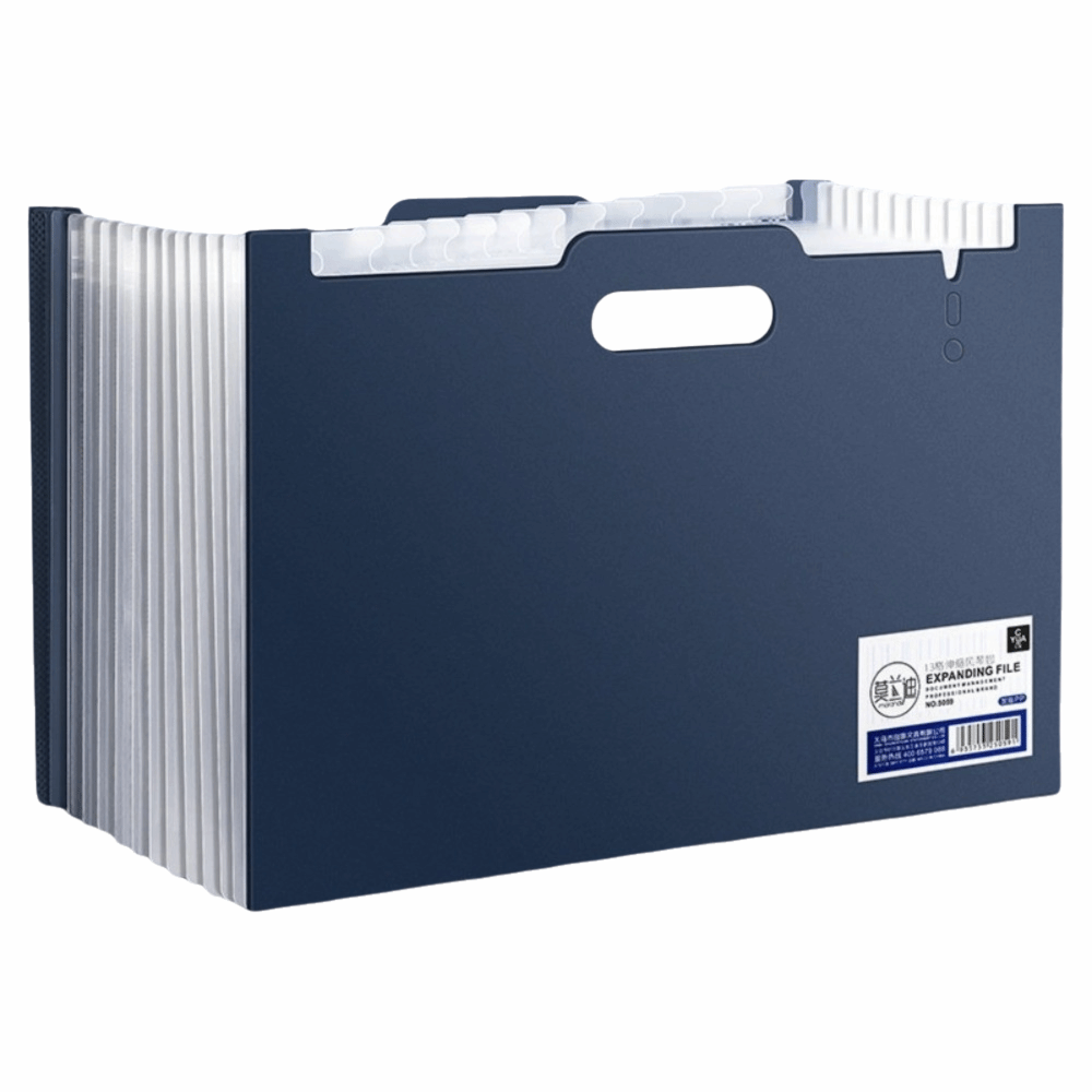 Expandable Accordion File Folder 13 Pockets - Porte-documents extensible à 13 poches, organisateur