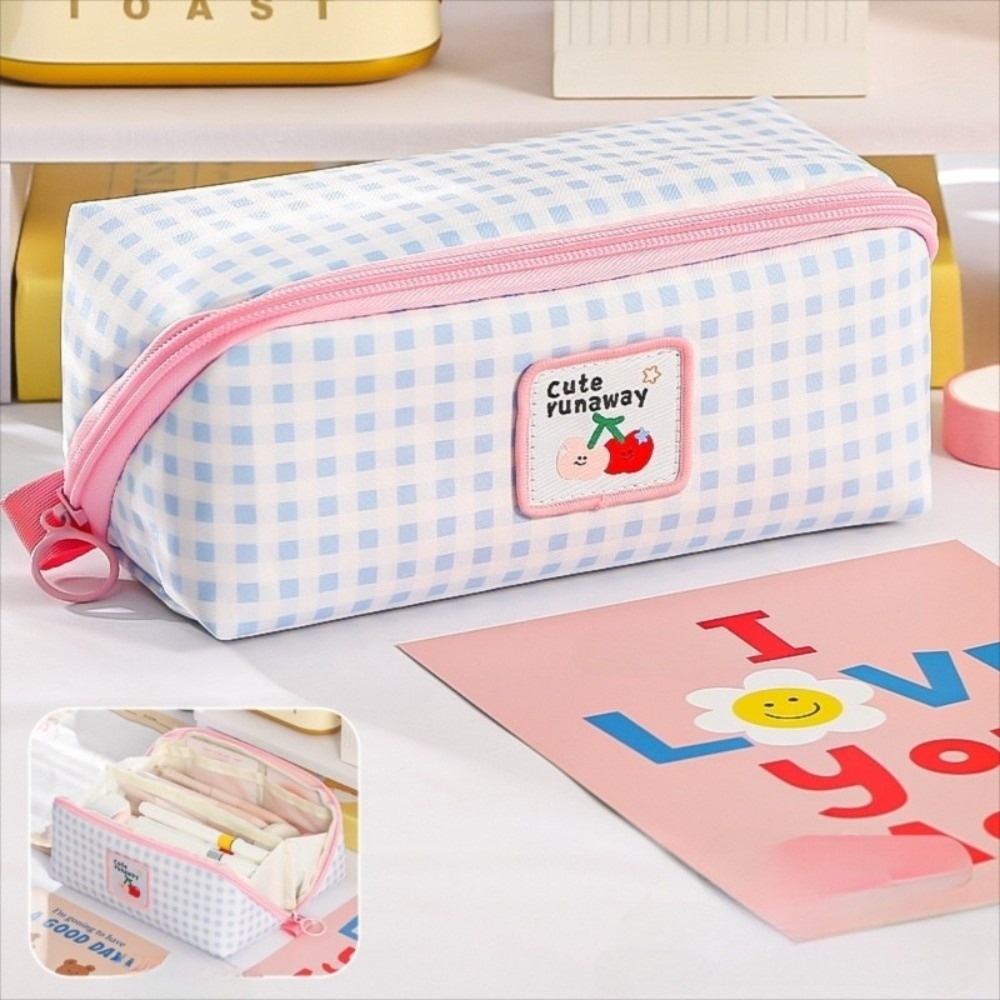 Aesthetic Large Pencil Case Pouch - Trousse à crayons style coréen, grande