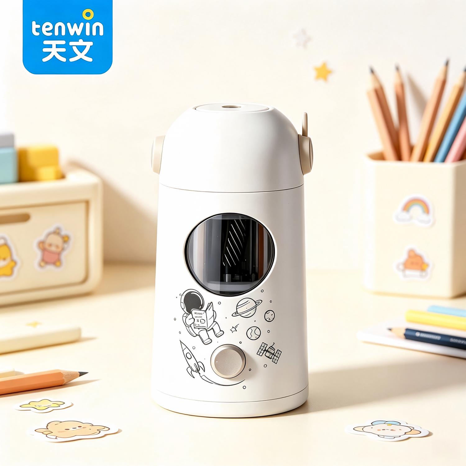 Electric Pencil Sharpener Usb - Taille-crayon électrique Tenwin à fonctionnement automatique,