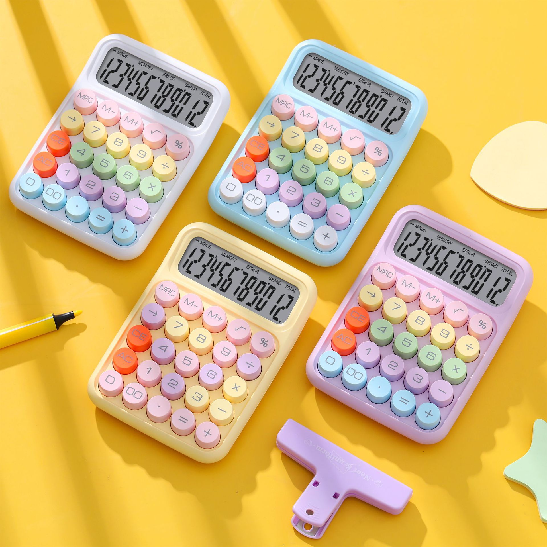 Scientific Calculator For Secondary School - Calculatrice à clavier pour bureau, boutons