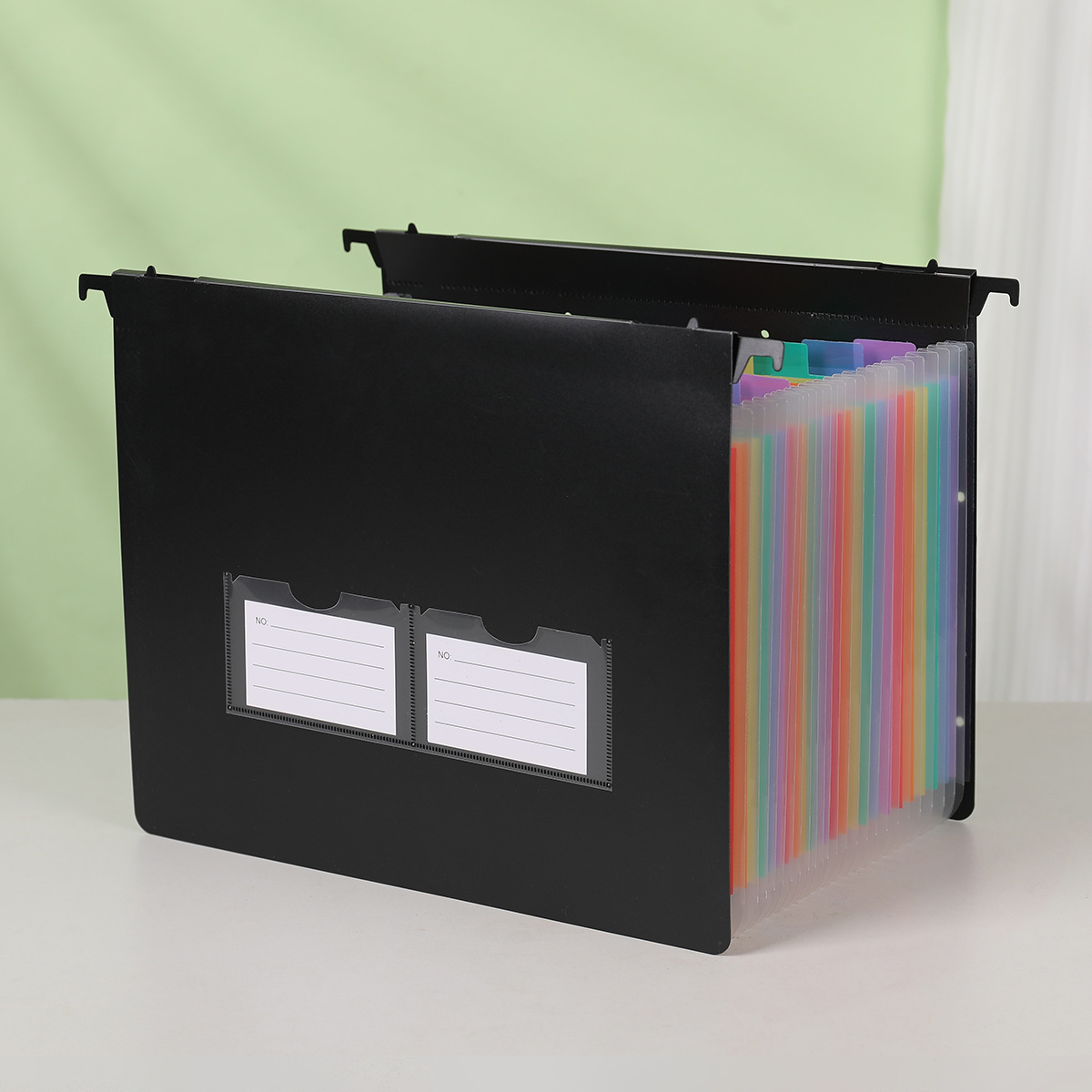 Expandable Accordion File Folder 13 Pockets - Dossier suspendu type accordéon 7/13/25 pochettes,