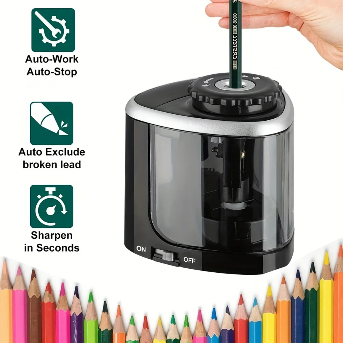 Taille-crayon électrique autom - Electric Pencil Sharpener Usb avis et prix