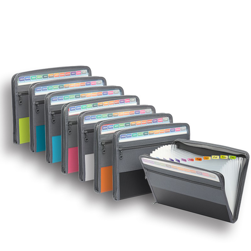 Classeur accordéon avec fermet - Expandable Accordion File Folder 13 Pockets avis et prix
