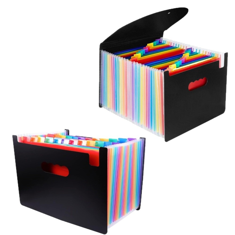 Boîte de classement extensible - Expandable Accordion File Folder 13 Pockets avis et prix