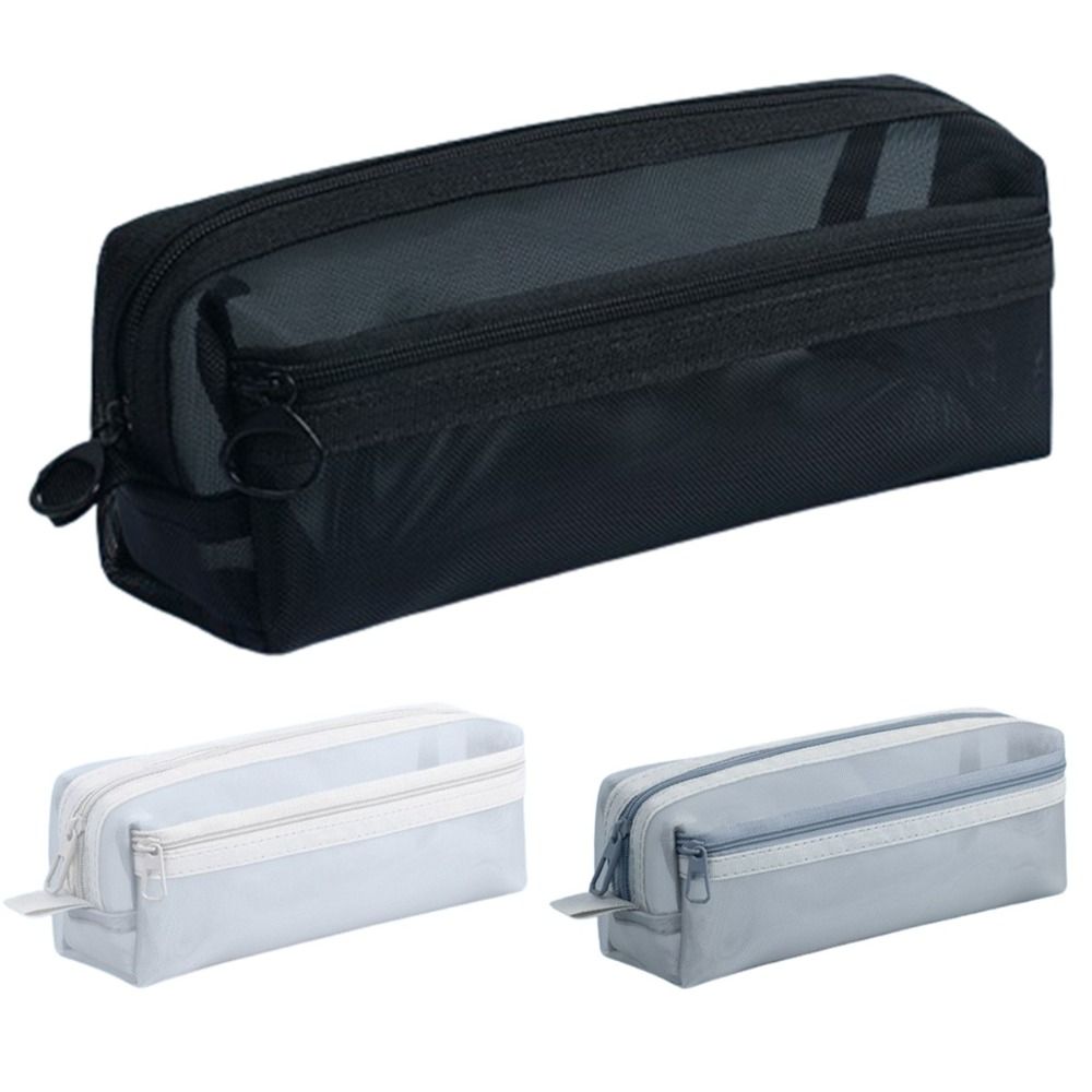 Organisateur de stylos en mail - Clear Mesh Pencil Pouch For Exam avis et prix