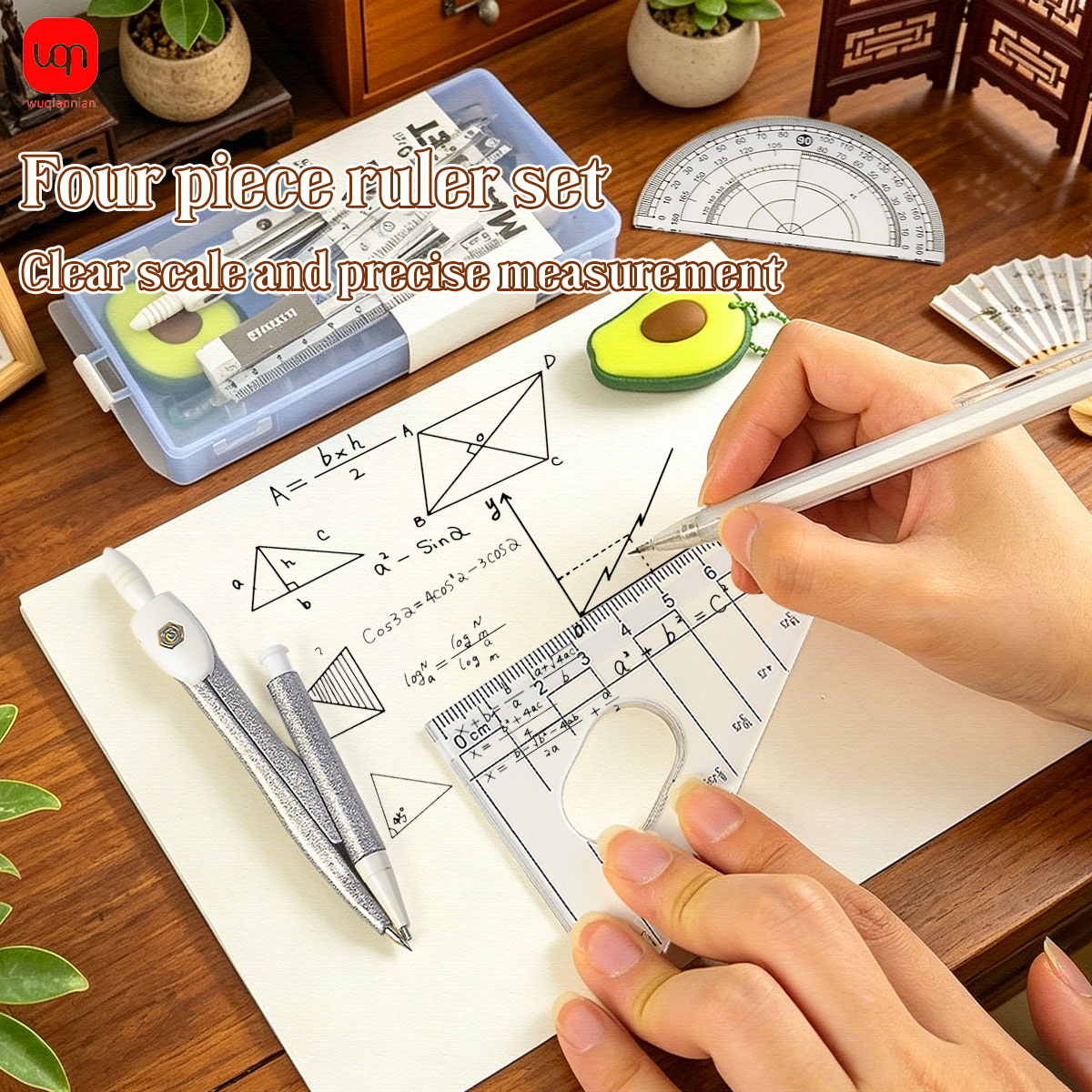 Ensemble de géométrie mathémat - Math Geometry Set With Compass avis et prix