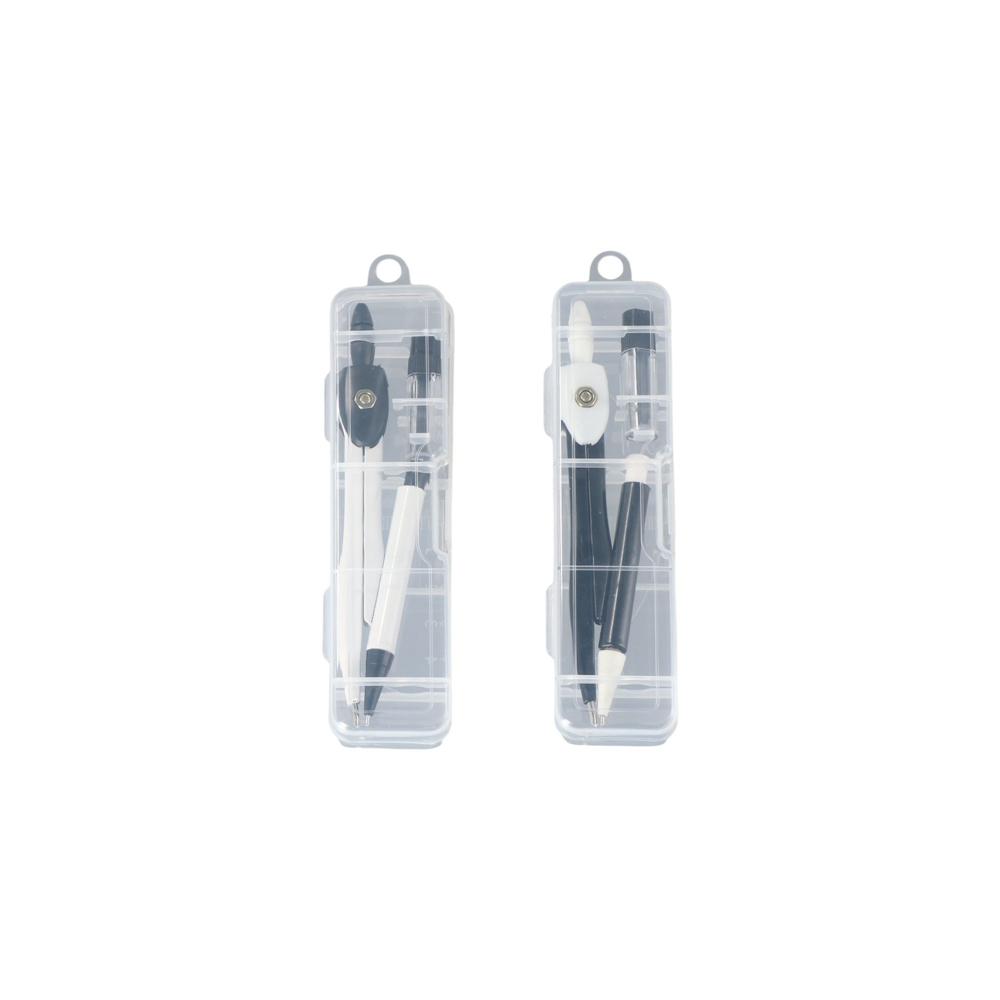 Avec recharges de crayon, comp - Math Geometry Set With Compass avis et prix
