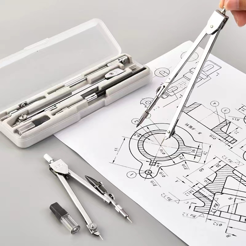 Ensemble de dessin en acier in - Math Geometry Set With Compass avis et prix
