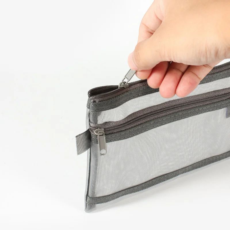 Sac de papeterie en maille de  - Clear Mesh Pencil Pouch For Exam avis et prix