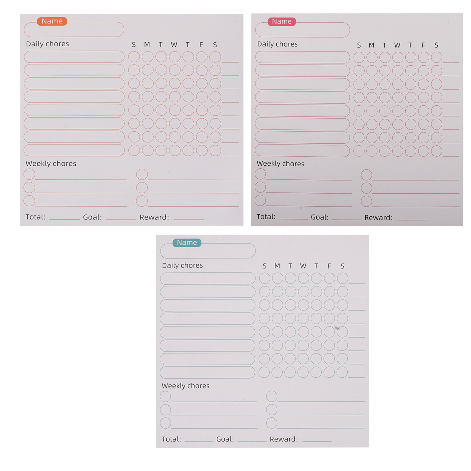 Lot de 3 Tableaux Magnétiques  - Kids Magnetic Reward Chart Board avis et prix