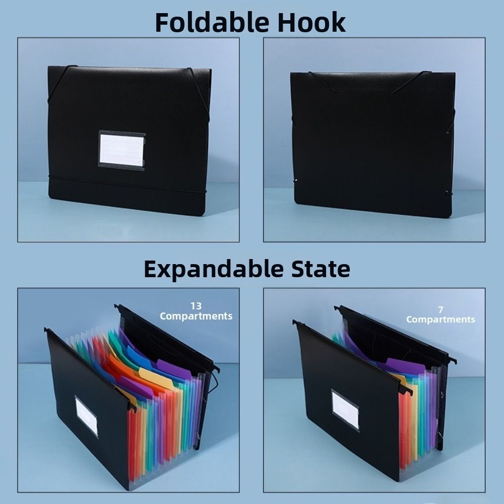 Porte-documents extensible à 7 - Expandable Accordion File Folder 13 Pockets avis et prix