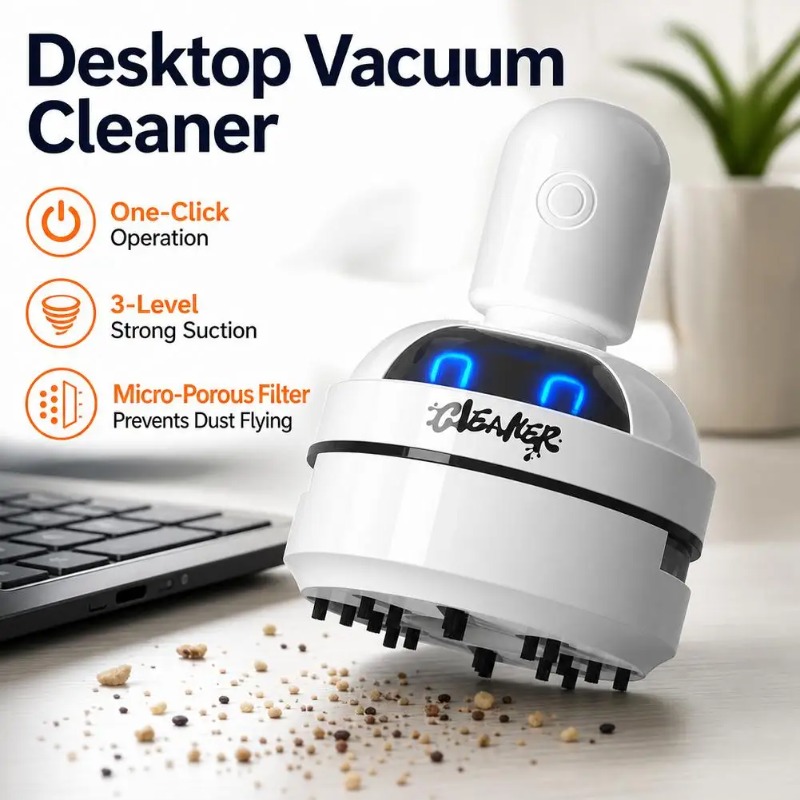 Aspirateur de bureau miniature - Mini Desktop Vacuum Cleaner For Eraser Dust avis et prix