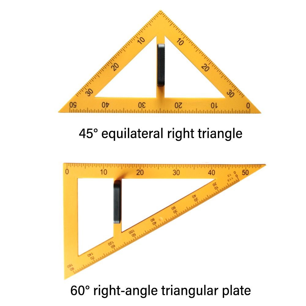 Règle triangulaire durable de  - Math Geometry Set With Compass avis et prix